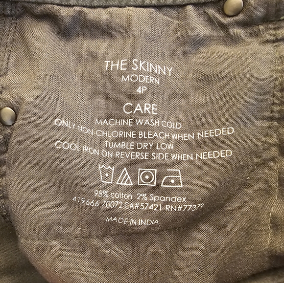 Ann Taylor Velour Skinny Jeans (4P) - Picture 7 of 7